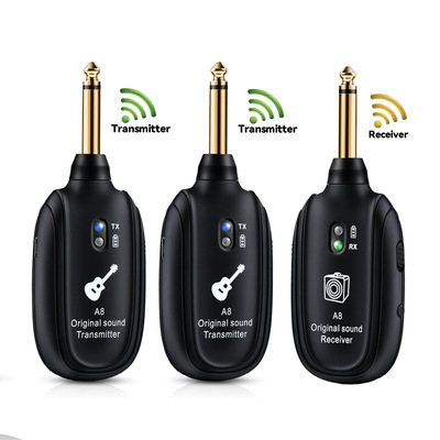 A8 One to Two Guitar Wireless Transceiver Wireless Transmiss