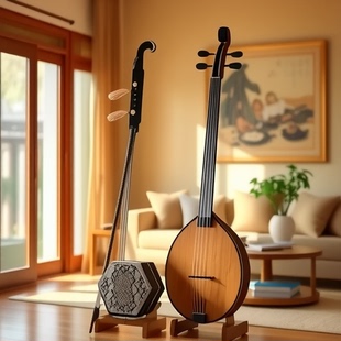 苏州二胡 官方正品初学者入门专业胡琴成人儿童民族乐器 灵岩二胡