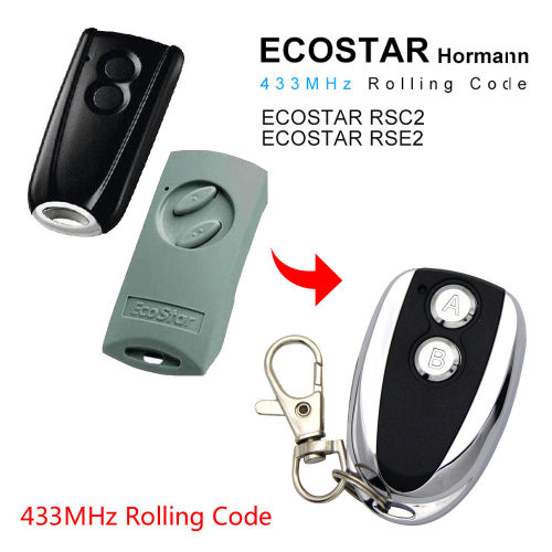 ECOSTER RSE2 RSC2 遥控器车库门 433MHz ECOSTER Remote Control