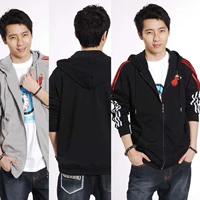 Mùa thu làn sóng mới quần áo nam yêu thích thể thao giản dị phù hợp với áo len nam - Áo len ao hoodie