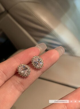 温柔气质耳环小众设计感耳钉