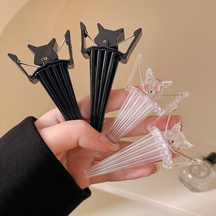 懒人高颅顶垫发根蓬松神器自然蓬松定位夹八字刘海夹无痕鸭嘴夹子