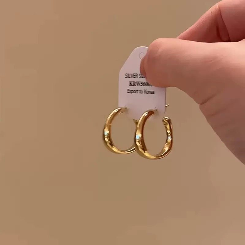 ins新款时尚简约方形耳环