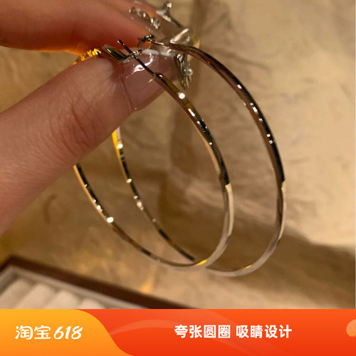 爆款大圆脸适合的耳环方圆脸耳饰