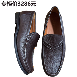 XL超轻大底商务皮鞋 鹿皮男士 进口Vibram 意大 乐福鞋 专柜3286元