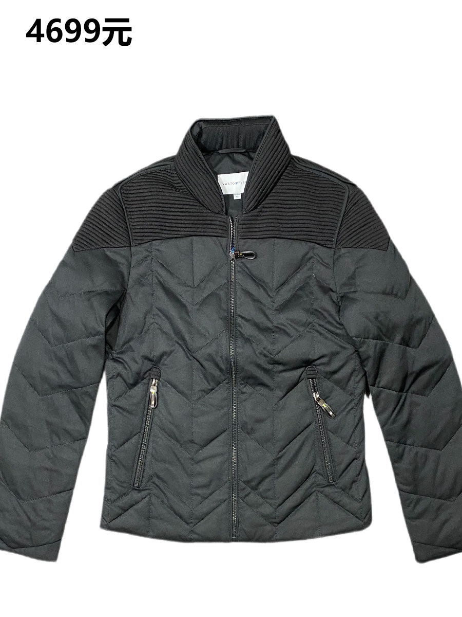 商场正品撤柜4699元男士时尚休闲外穿羽绒服90白鸭绒无帽立领修身