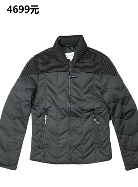 商场正品撤柜4699元男士时尚休闲外穿羽绒服90白鸭绒无帽立领修身