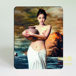 可选 美女 多款 套 中国画家谢楚余人物画创意冰箱贴之二 10片