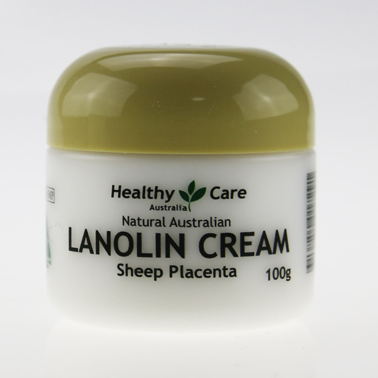澳洲healthy care lanolin cream 羊胎素 天然滋润绵羊油100g