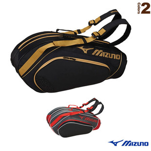 日本直邮21新款 Mizuno美津浓63JD7003运动羽毛球拍包双肩包6支装