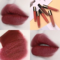 NOVO bút môi men nữ sinh nhung mờ mờ không đánh dấu nước Pháp thích hợp chẵn môi - Son bóng / Liquid Rouge son bóng hồng đất	
