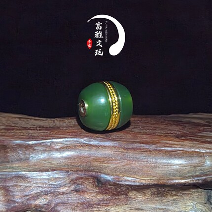 雪巴琉璃汉堡珠文玩佛珠串珠diy配饰。直径10-12mm