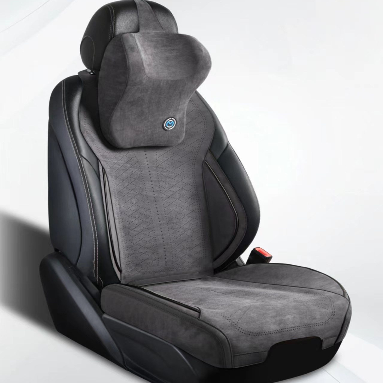 汽车坐垫四季通用翻毛皮马鞍垫透气冬季座套2024款座椅垫夏季座垫