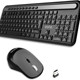 多媒体键盘鼠标 欧版 静音无线键盘和鼠标套装 亚马逊品牌Eono