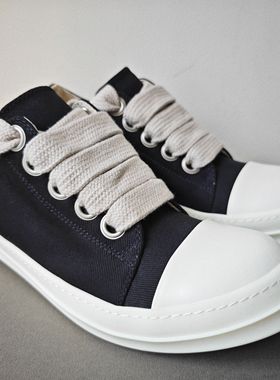 特价合集  2024网红同款ro粗鞋带低帮鞋男黑色百搭板鞋情侣鞋