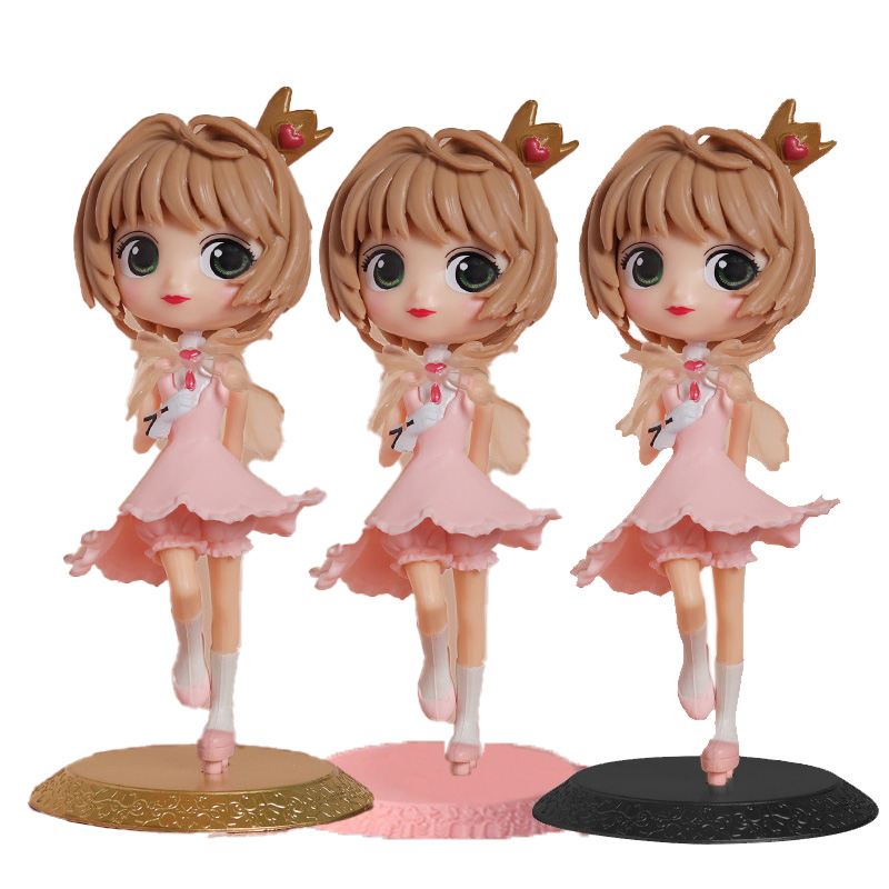 公主少女搪胶摆件蛋糕装饰