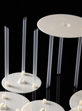 双层生日蛋糕打桩支撑架多层打桩垫片错位隔空悬浮蛋糕吸管固定架