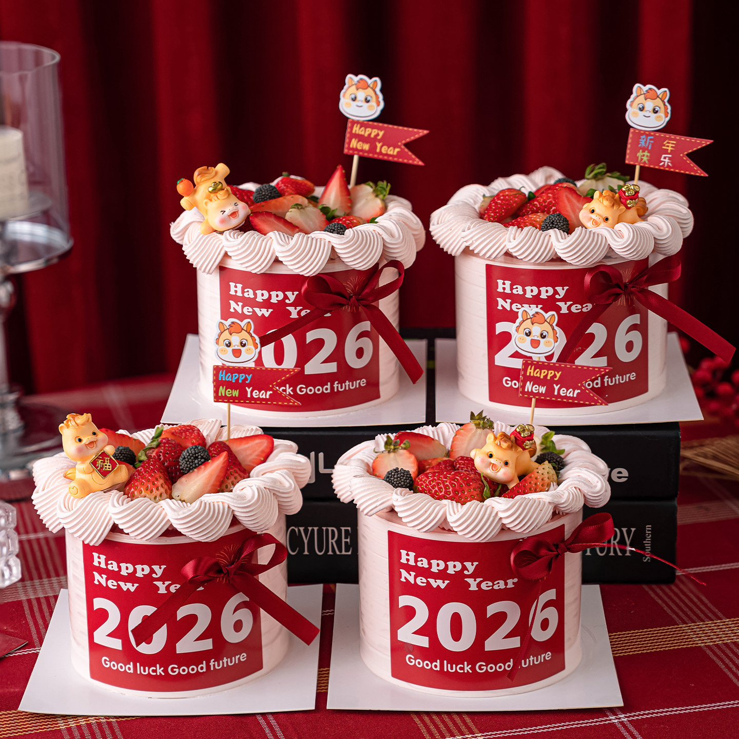 2026新年快乐贴纸蛋糕装饰可爱福字马宝宝摆件元旦跨年甜品插件,节庆用品/礼品,节日装扮用品,淘宝优惠券,粉丝福利购,淘宝优惠卷