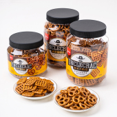 碱水蝴蝶结饼干蛋糕装 饰摆件网格面包结混合纸杯甜品烘焙点缀商用