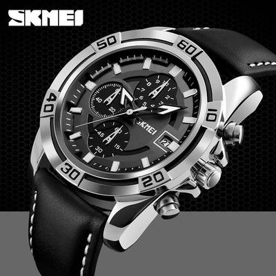 2019 men Strap watch men's watches часы 男士手表腕表商务