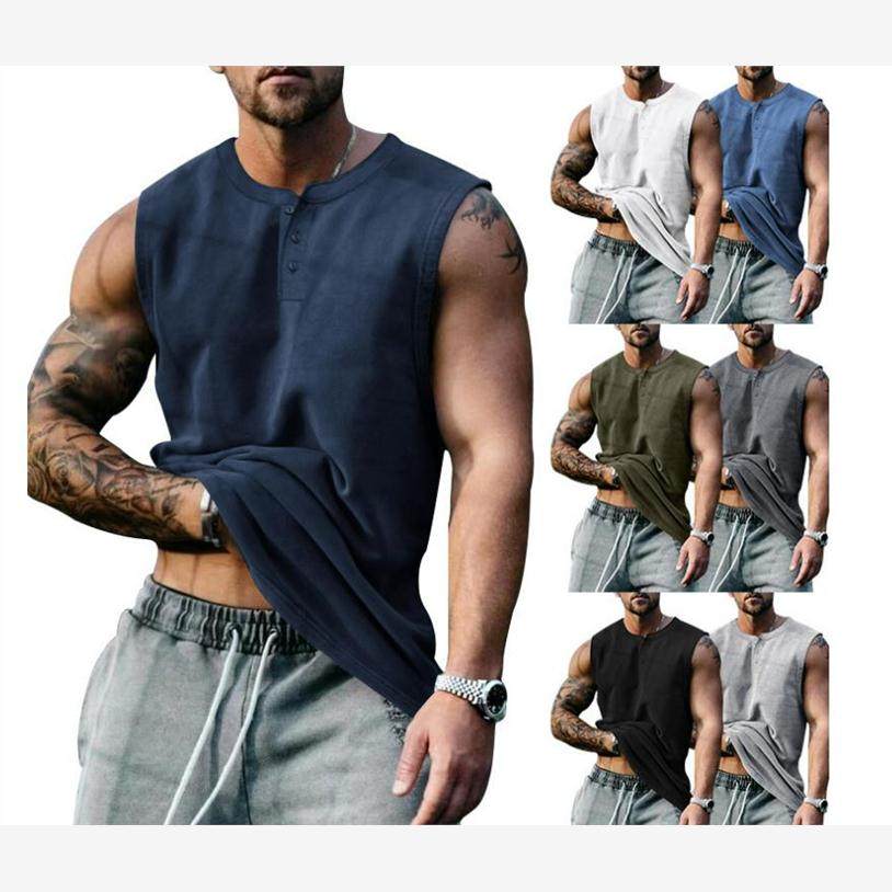 Summer Vest Gym Clothing Sport Tank Top Men Basketball Sleev