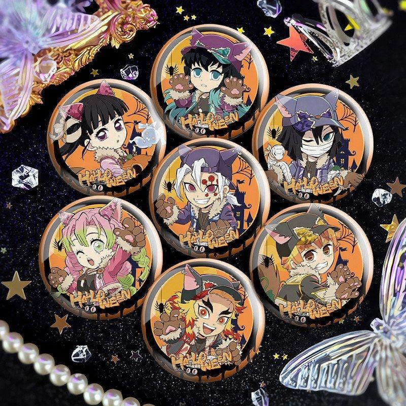 鬼灭之刃无限城同人谷子吧唧周边