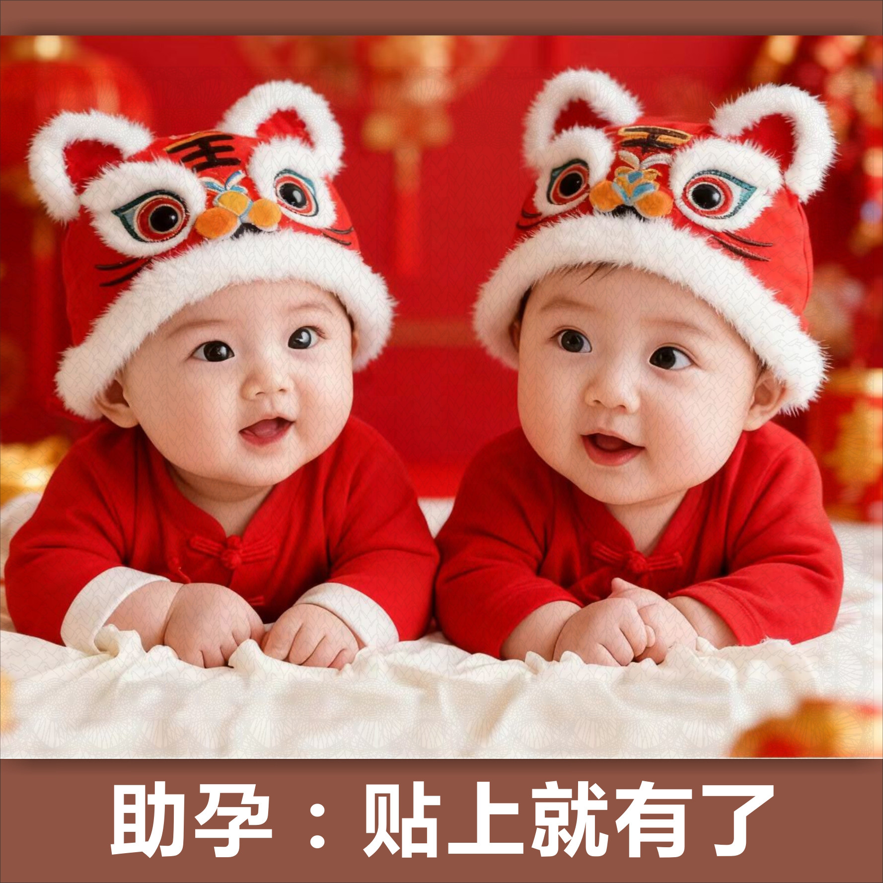 年画娃娃送子图床头贴画墙贴漂亮大眼龙凤胎助备孕男女胖宝宝海报,个性定制/设计服务/DIY,写真/海报印制,淘宝优惠券,粉丝福利购,淘宝优惠卷