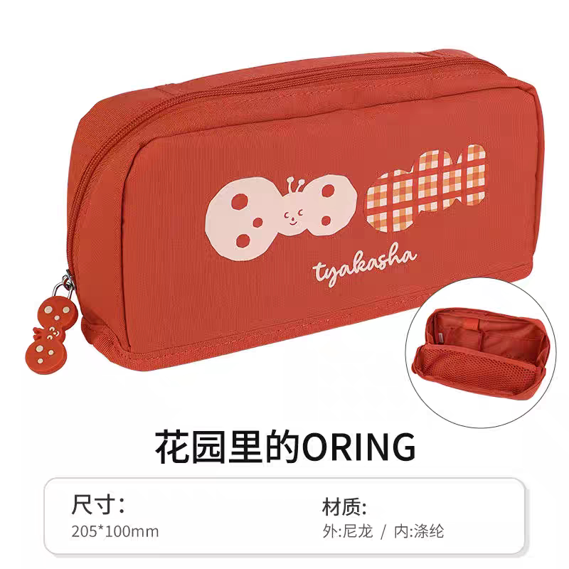2023年塔卡沙第三弹联名笔袋大容量可站立男女通用笔袋