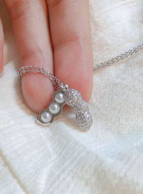 花生新加坡小红书爆款珍珠项链