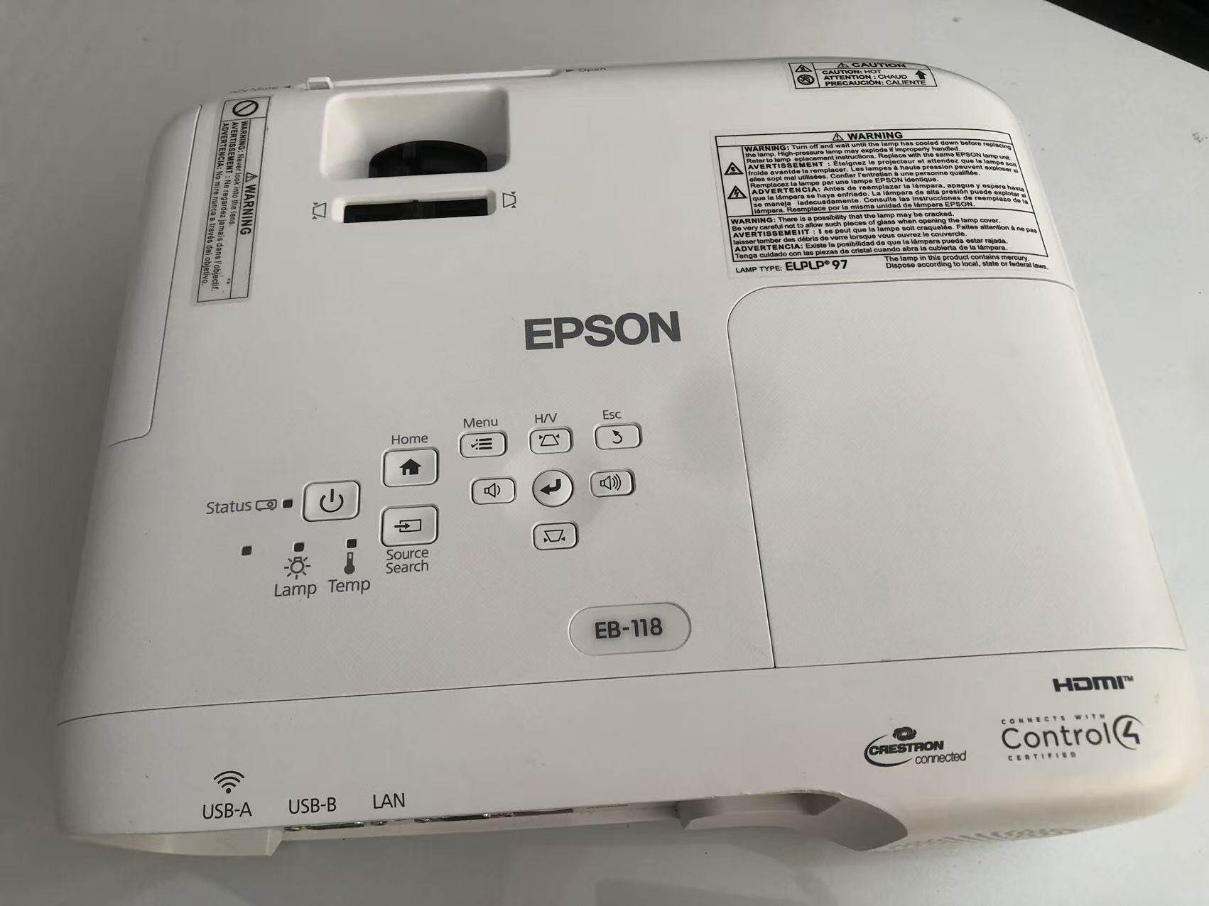 二手投影机投影仪高清高亮EB-118家用办公娱乐投影机