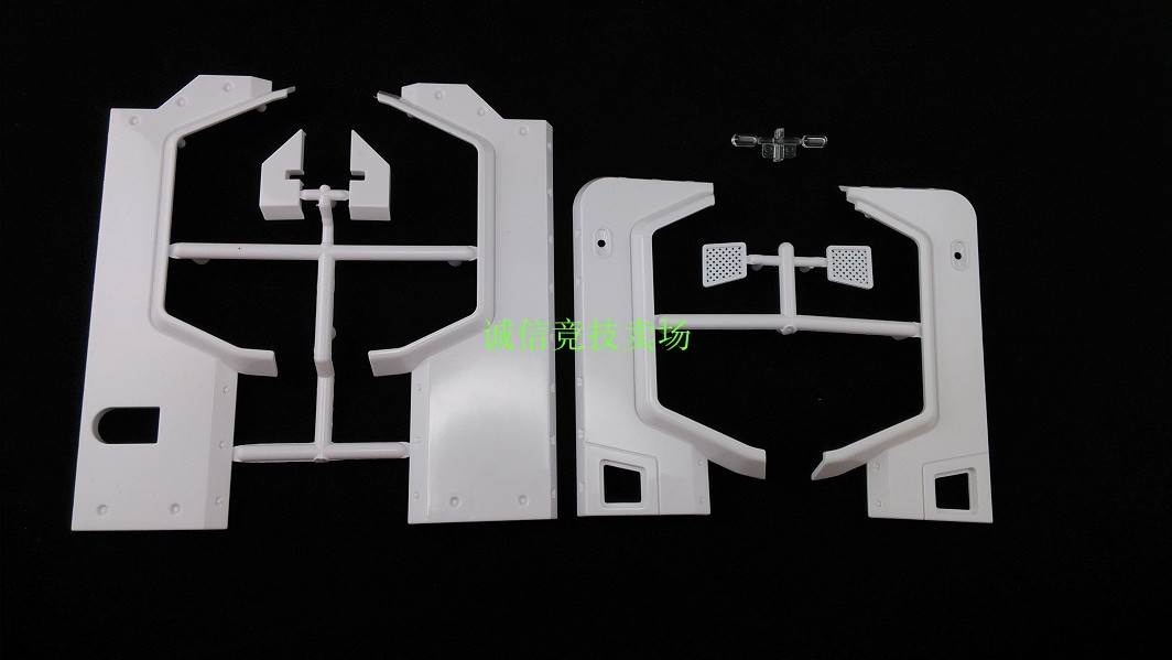 1/10路虎全开门D110 皮卡版车壳配套 KAHN车身装甲铠甲大包围(HJ)