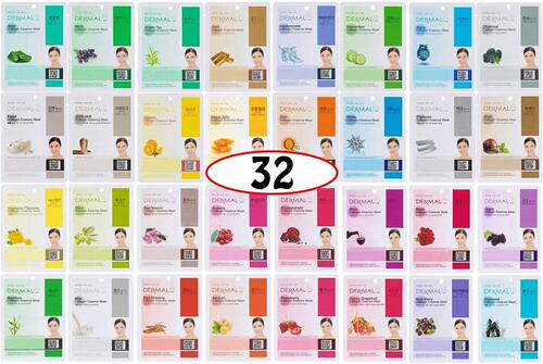 DERMAL Collagen Essence Full Face Facial Mask Sheet 32片