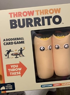 Throw Throw Burrito by Exploding Kittens - A Dodgeball Card