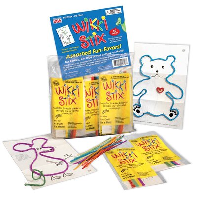 美国代 Wikki Stix Fun Favors (Assorted pack of 50)