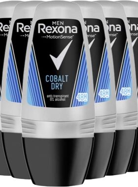 美国Rexona Cobalt Men's Roll-On Deodorant 6 x 50 ml