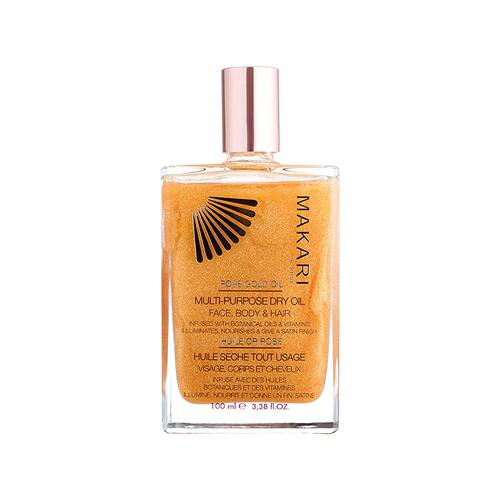 美国Makari 24K Rose Gold Multi-Purpose Dry Shimmer Oil
