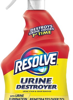 美国Resolve Urine Destroyer Spray Stain & Odor Remover, 32oz