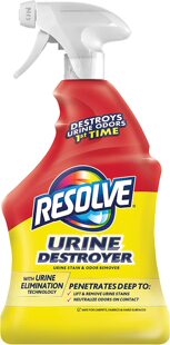 美国Resolve Urine Destroyer Spray Stain & Odor Remover, 32oz