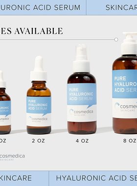 Hyaluronic Acid Serum for Skin-- 100% Pure-Highest Quality,