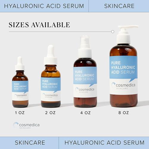 Hyaluronic Acid Serum for Skin-- 100% Pure-Highest Quality,