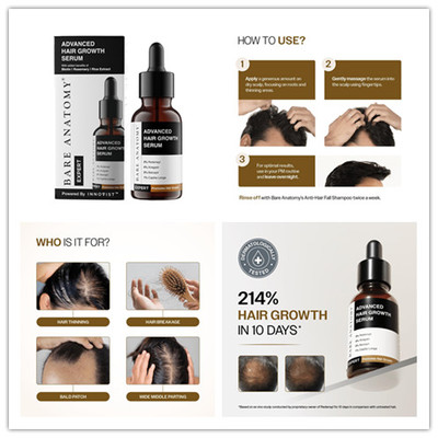 Bare Anatomy Advanced Hair Growth Serum 30ml
