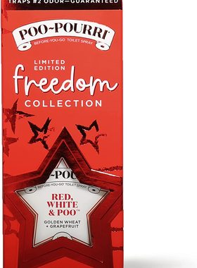Poo-Pourri Before-You- go Toilet Spray, 2 Fl Oz, Red White &