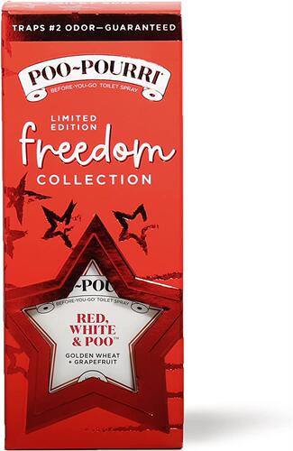 Poo-Pourri Before-You- go Toilet Spray, 2 Fl Oz, Red White &