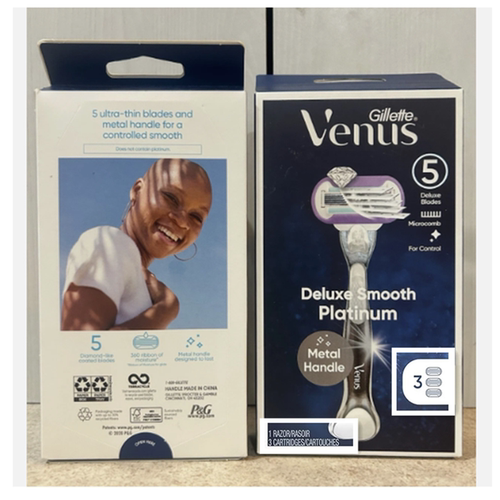 Gillette Venus Deluxe Smooth Platinum Women's Razor