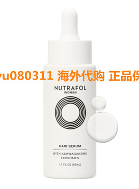 Nutrafol Women's Hair Serum, Supports Visibly Thicker