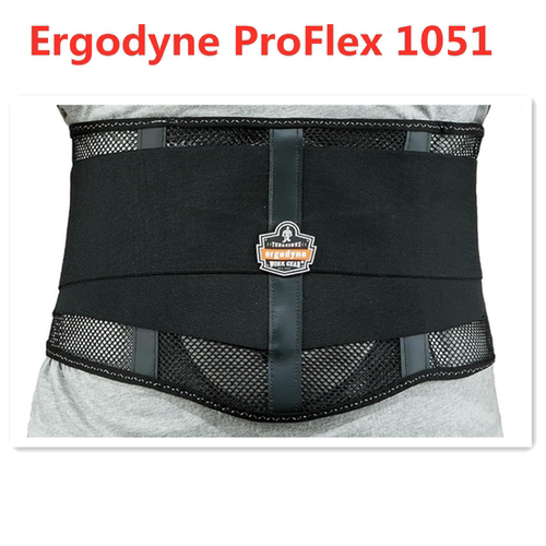 Ergodyne ProFlex 1051 Mesh Back Support, Black