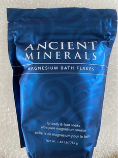 等2-4周 美国 Ancient Minerals Magnesium Bath Flakes 750g