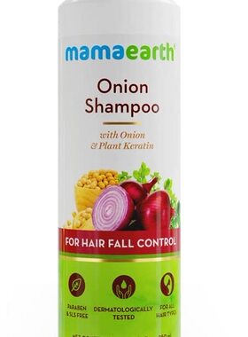美国Mamaearth Onion Hair Fall Shampoo 250ml Conditioner oil