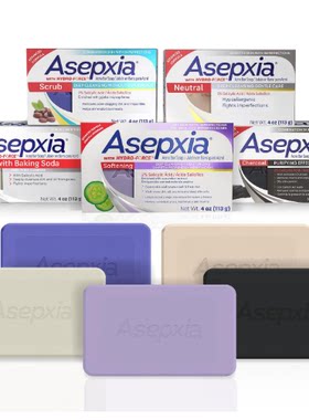 Asepxia Acne Care Bar Soap Variety Pack with Hydro-Force: