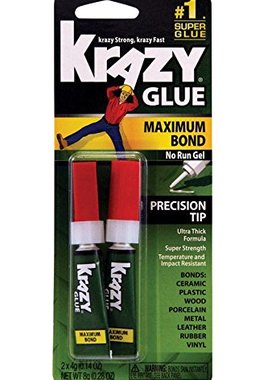 Krazy Glue Maxbd Gel 2pk